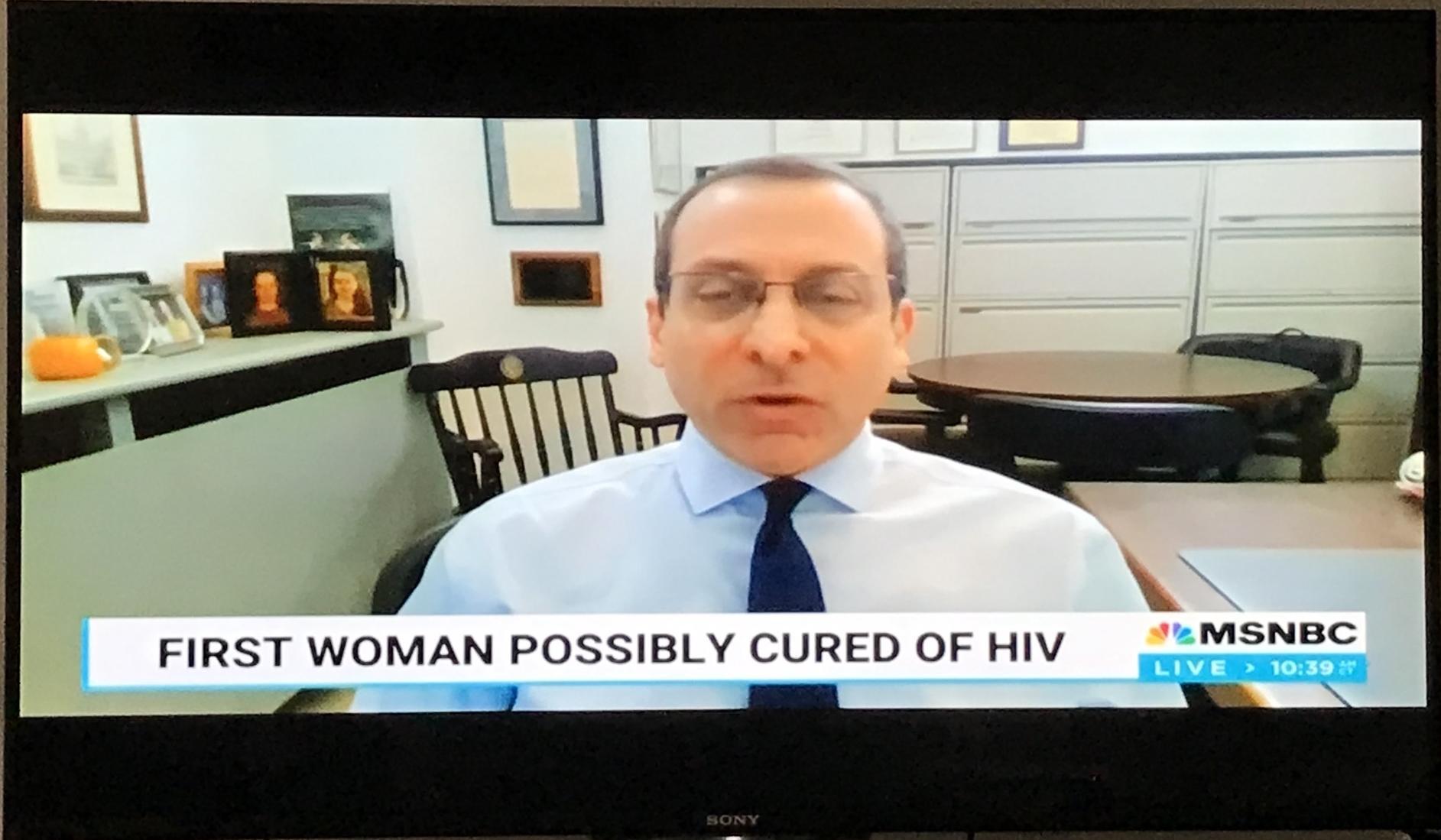 Dr. Glesby is interviewed on MSNBC.